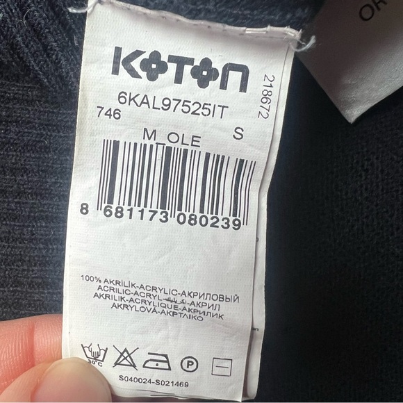 Koton navy Pisa oversized sweater - Picture 5 of 5